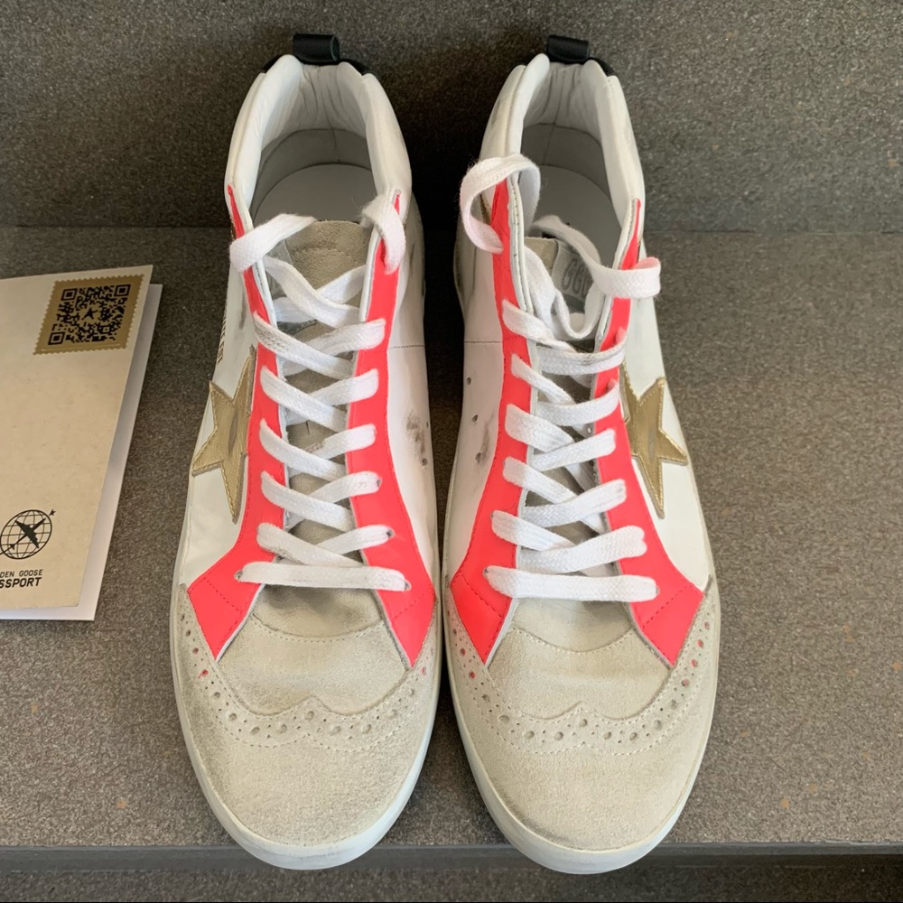 NIB GOLDEN GOOSE Mid Star Private Limited Edition Sneakers, Size 11US/ 41EU - Picture 8 of 17
